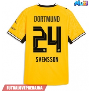 Lacne Muži Futbalové dres Borussia Dortmund Daniel Svensson #24 2026-27 Krátky Rukáv - Domáci